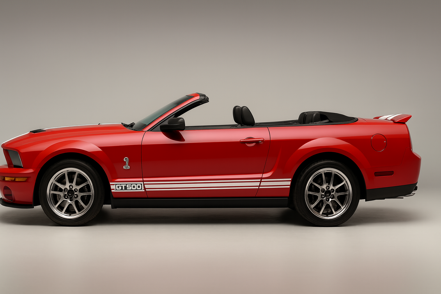 2008 Shelby GT500 Convertible - Side View
